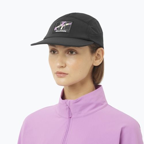 Czapka z daszkiem Salomon Sense Aero pink frosting/acid lime