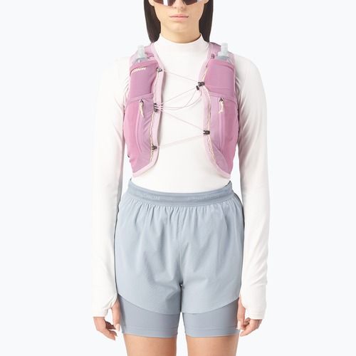 Kamizelka do biegania damska Salomon Active Skin 12 Set dawn pink/dusky
