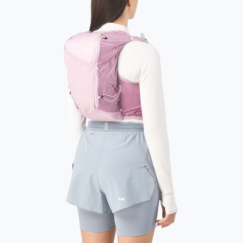 Kamizelka do biegania damska Salomon Active Skin 12 Set dawn pink/dusky
