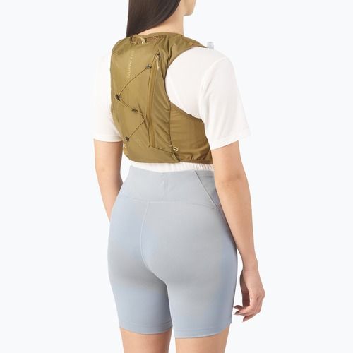 Kamizelka do biegania Salomon Active Skin 4 Set brilliant olive/willow
