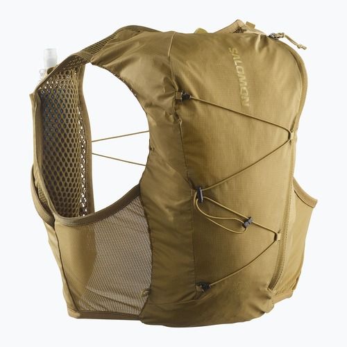 Kamizelka do biegania Salomon Active Skin 8 Set brilliant olive/willow