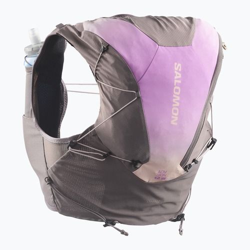 Kamizelka do biegania damska Salomon ADV SKIN 12 Gradient Set iron/shadow gray