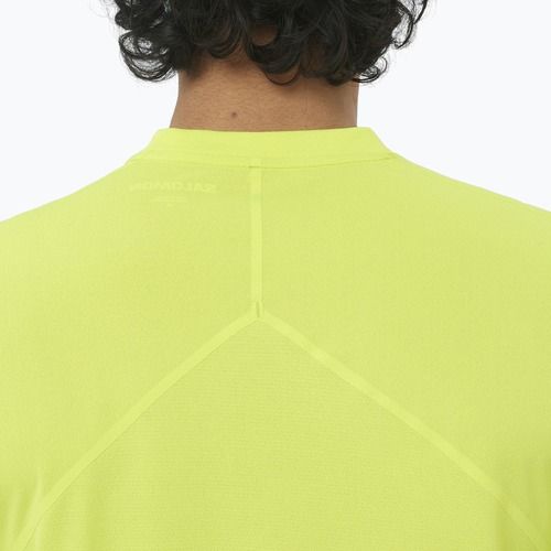 Koszulka do biegania męska Salomon Sense Aero SS Tee GFX acid lime