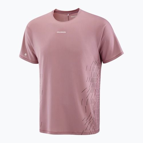 Koszulka do biegania męska Salomon Sense Aero SS Tee GFX dusky orchid