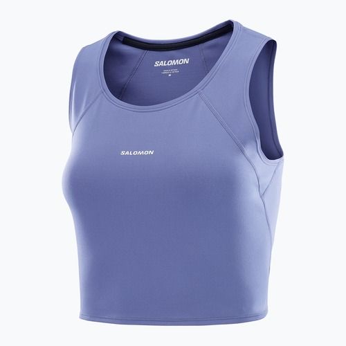 Koszulka do biegania damska Salomon SHAKEout Bliss Tanklette marlin