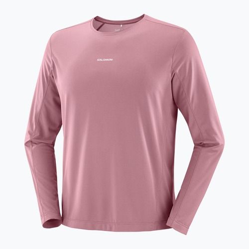 Longsleeve do biegania męski Salomon Shakeout Core dusky orchid