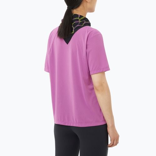 Koszulka do biegania damska Salomon Shakeout Core iris orchid