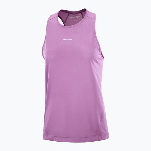 Koszulka do biegania damska Salomon Shakeout Core Tank iris orchid