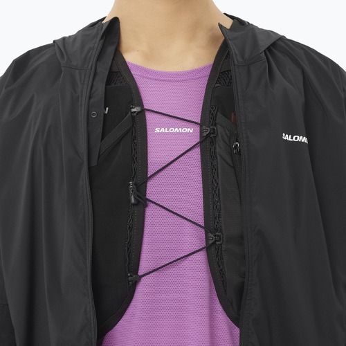 Kurtka do biegania damska Salomon Sense Aero Wind black