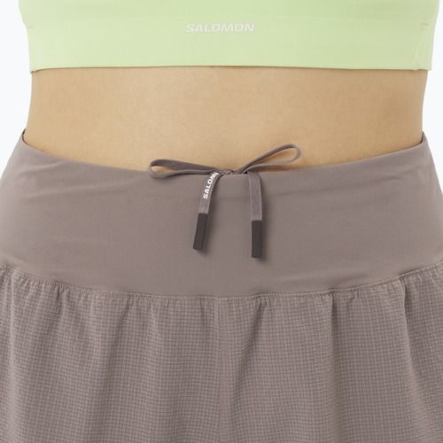 Spodenki do biegania damskie Salomon Sense Aero Stow 4" iron