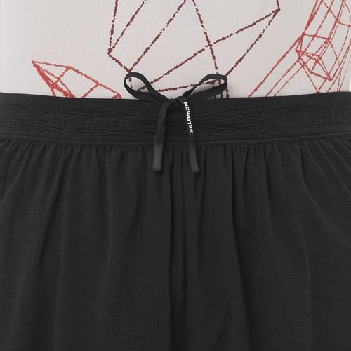 Spodenki do biegania męskie Salomon Sense Aero Stow 5" deep black