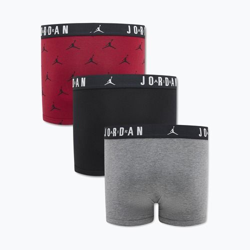 Bokserki dziecięce  Jordan JHB Flight Cotton Essential 3 pary gym red