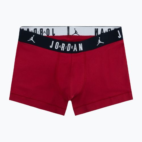 Bokserki męskie Nike Jrdan JHM Flight Cotton Trunk 3 pary gym red/black