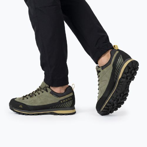 Buty trekkingowe męskie KADVA NEVRA WP niskie skórzane zielony