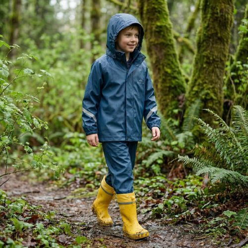 Kalosze dziecięce KADVA PuddleProof JR z elementami odblaskowymi żółty