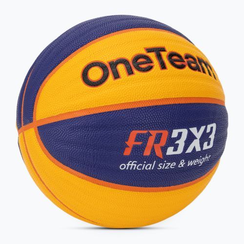 Piłka do koszykówki  OneTeam Rim Rush 3x3 niebieski