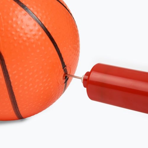Zestaw do koszykówki OneTeam BBK01 z piłką biały