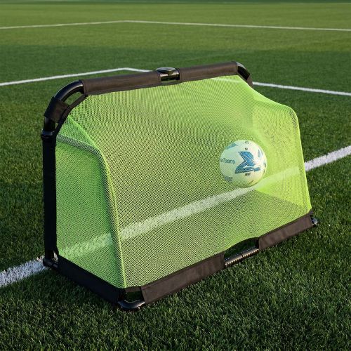 Bramka do piłki nożnej OneTeam Swiftgoal 120 x 70 cm czarny/zielony