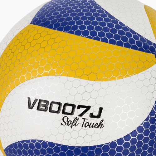 Piłka do siatkówki dziecięca OneTeam VB007J żółty/niebieski/biały rozmiar 4