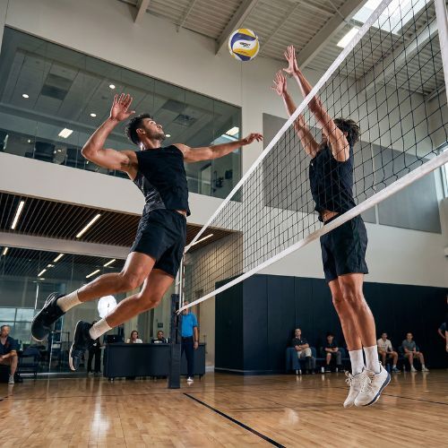 Piłka do siatkówki OneTeam VB007 żółty/niebieski/biały rozmiar 5