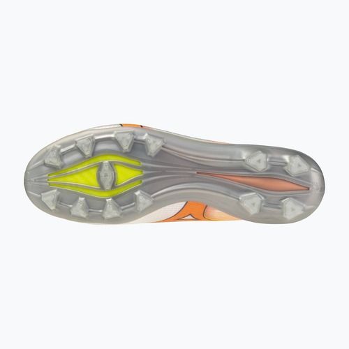 Buty piłkarskie Mizuno Alpha III Japan FG white/lava orange/evening primrose