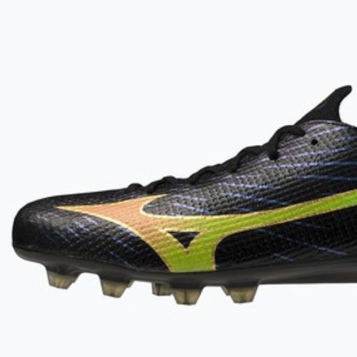 Buty piłkarskie Mizuno Alpha III Japan FG black/lava orange/evening primrose
