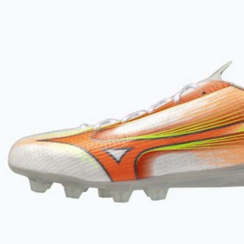 Buty piłkarskie Mizuno Alfa III Pro FG white/lava orange/evening primrose