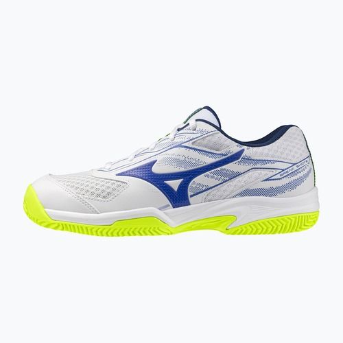 Buty do tenisa męskie Mizuno Break Shot 5 CC white/dazzling blue/ lightning