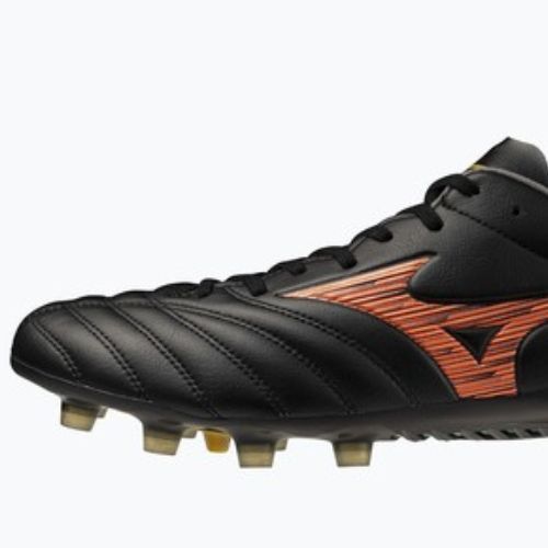 Buty piłkarskie Mizuno Monarcida Neo III Pro FG black/lava orange/arcadia