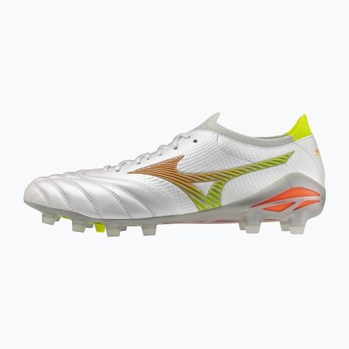 Buty piłkarskie Mizuno Morelia Neo V β Japan FG white/lava orange/evening primrose