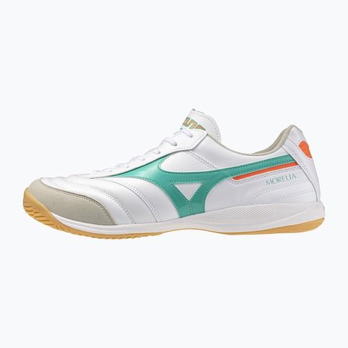 Buty piłkarskie Mizuno Morelia Sala Elite IN white/arcadia/lava orange