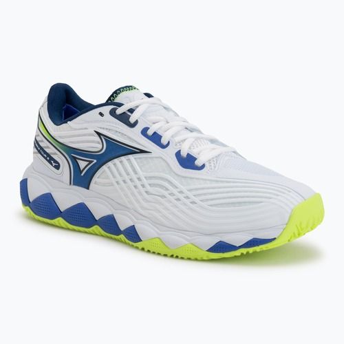 Buty do tenisa Mizuno Wave Enforce Tour 2 CC white/dazzling blue/lightning