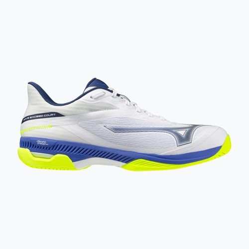 Buty do tenisa Mizuno Wave Exceed Court AC white/dazzling blue/lightning