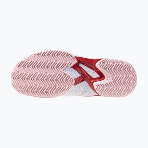 Buty do tenisa damskie Mizuno Wave Exceed Court CC W white/pinkesque/barbados cherr