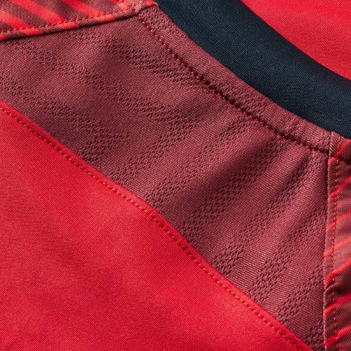 Koszulka męska Mizuno Stargazer Shadow Tee fiery red