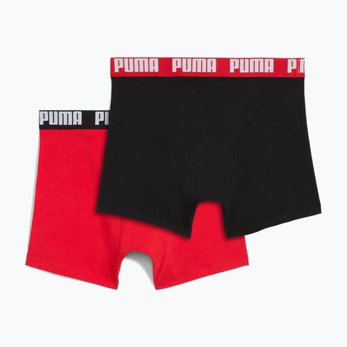 Bokserki męskie PUMA Everyday Basic 2 pary red/black