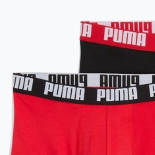 Bokserki męskie PUMA Everyday Basic 2 pary red/black