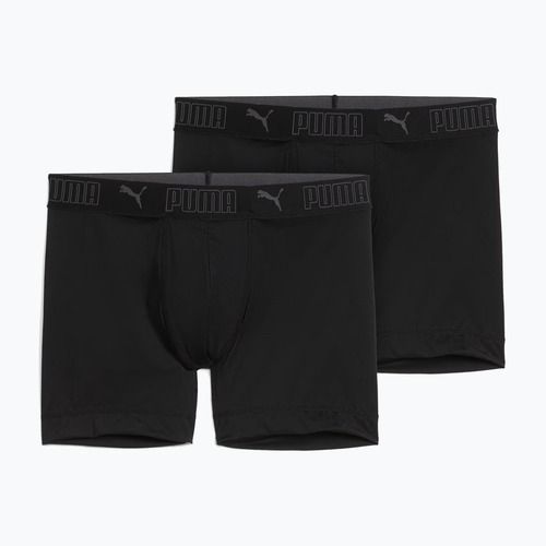 Bokserki męskie PUMA Sport Microfiber 2 pary black