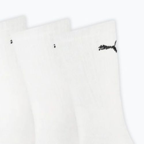 Skarpety PUMA Sport Crew Stripe 3 pary white