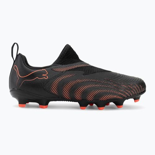 Buty piłkarskie dziecięce PUMA Future 9 Match LL FG/AG Jr puma black/glowing red/strong grey