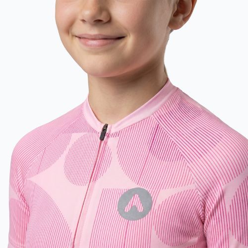 Koszulka rowerowa dziecięca ATTABO Vites WMNS różowy