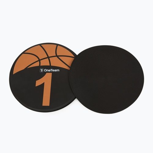 Znaczniki treningowe OneTeam TRF08 10 szt. BASKET czarny