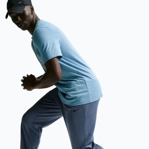 Spodnie treningowe męskie Nike Therma-FIT Open Hem diffused blue/diffused blue/black