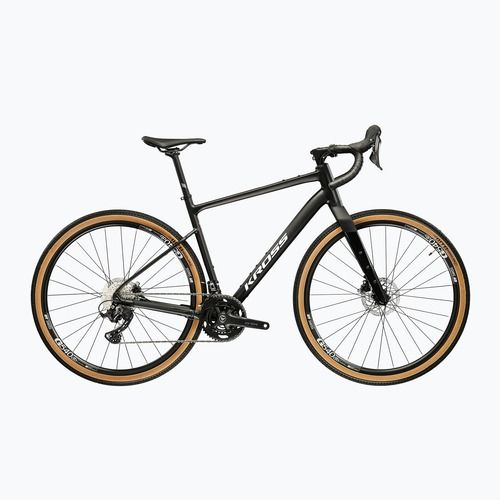 Rower gravelowy KROSS Esker 6.0 czarny/biały/mat/połysk