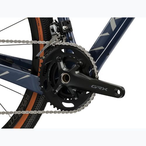 Rower gravelowy KROSS Esker 8.0 granatowy/niebieski/połysk