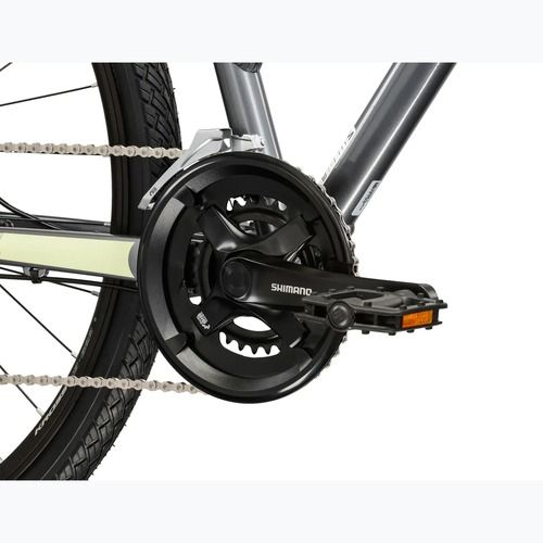Rower crossowy damski KROSS Evado 3.0 W szary/zielony/połysk