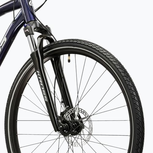 Rower crossowy KROSS Evado 5.0 granatowy/srebrny/połysk