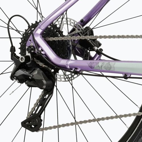 Rower crossowy damski KROSS Evado 5.0 W fioletowy/czarny/połysk