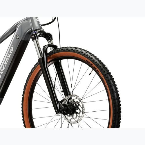 Rower elektryczny KROSS Hexagon Boost 1.0 522Wh szary/szary/połysk