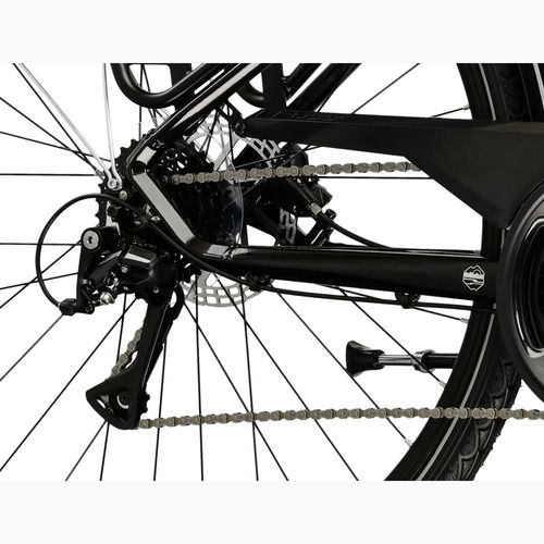 Rower trekkingowy damski KROSS Trans 4.0 W czarny/srebrny/połysk